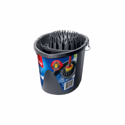 Seau-essoreur VILEDA Wring and Go de 7 litres - gris