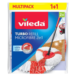 Vileda 4023103198227 accessoire pour éponger Tête de serpillère Rouge, Blanc