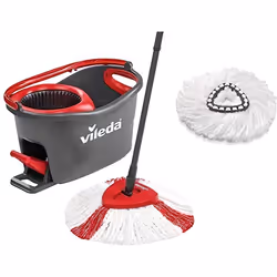 Vileda Turbo EasyWring & Clean Set Complet + Balai de Rechange Classic 153095