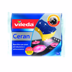 Vileda 153104 éponge Rectangulaire Microfibre Bleu, Jaune 2 pièce(s) - Vue supplémentaire 2