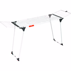 Vileda 157231, Séchoir à linge, Acier, Noir, Acier inoxydable, 570 mm, 2570 mm, 1000 mm