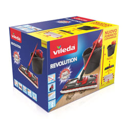 Vileda 158575 seau et système de lavage Réservoir unique Noir, Rouge, Blanc