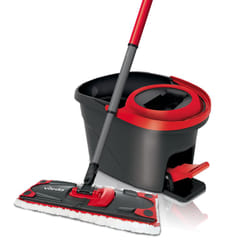 Vileda 140827 seau et système de lavage Réservoir unique Noir, Rouge