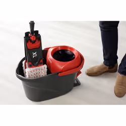 Vileda Ultramat Turbo XL Balai Microfibre Sec et Humide 420 mm Noir Rouge - Vue supplémentaire 10