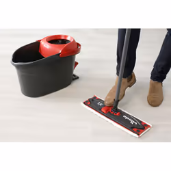 Vileda Ultramat Turbo XL Balai Microfibre Sec et Humide 420 mm Noir Rouge - Vue supplémentaire 9