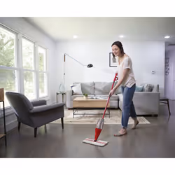 Vileda 1.2 Spray Max balai à franges et balai-éponge Microfibre, Plastique Sec&humide Rouge, Blanc - Vue supplémentaire 7