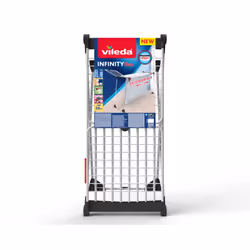 Vileda Infinity Flex Séchoir sur Pieds 30 m Blanc Pliable avec Roulettes - Vue supplémentaire 2