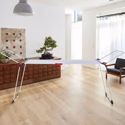 Vileda Infinity Flex Séchoir sur Pieds 30 m Blanc Pliable avec Roulettes - Vue supplémentaire 3