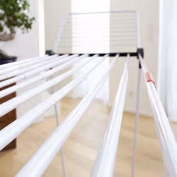 Vileda Infinity Flex Séchoir sur Pieds 30 m Blanc Pliable avec Roulettes - Vue supplémentaire 5