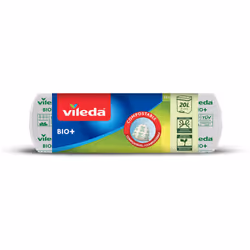 Vileda - sac déchets ecobag 100% bio 20L 163223 Sac Poubelle Compostable - 15 Sacs par Rouleau