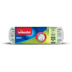 Vileda - sac déchets ecobag 100% bio 20L 163223 Sac Poubelle Compostable - 15 Sacs par Rouleau