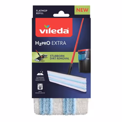 Vileda 4023103251564, Housse pour balai à franges, Blanc, Microfibre, 1 pièce(s)
