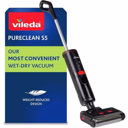 Vileda PureClean S5Aspirateur Laveur sans FilAuto-Nettoyant et Léger