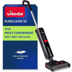 Vileda PureClean S5Aspirateur Laveur sans FilAuto-Nettoyant et Léger