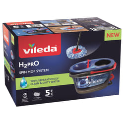 Vileda 4023103254237 balai à franges et balai-éponge Microfibre 6000 ml Humide Noir, Bleu, Rouge