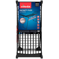 étendoir à Linge Extensible Infinity Flex Ultimate, Noir Mat, Pose 30 M