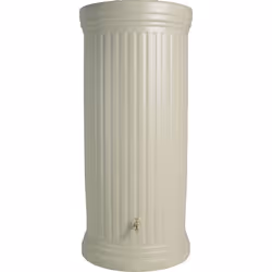 Récupérateur deau de pluie - GARANTIA - Colonne romaine Sable Cylindrique - 330 L