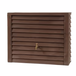 Récupérateur deau de pluie - GARANTIA - Woody - 350 L - Bois foncé