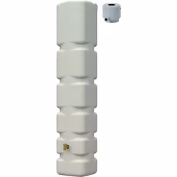 Récupérateur deau - Basic - 300L - Sable - PE imitation laiton - Cuve aérienne