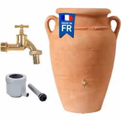 Récupérateur d'eau Amphore Antik 360L Graf. Réservoir à double fonction : utilisation de l’eau de pluie et décoration grâce à ...