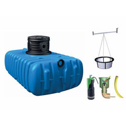 Récupérateur deau de pluie à enterrer extra plat 1500 L - Garantia