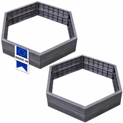 Kit 2 carrés potager ergo - héxagone - Graf