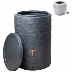 Description générale Le récupérateur d'eau Arondo de 250 L est conçu pour allier fonctionnalité et esthétique. Avec son desig ...
