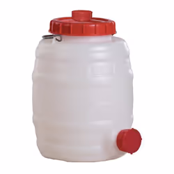 Rond · Blanc · Complet avec couvercle à visser Ø 120 mm · Ø de buse d’écoulement 34 mm · Capuchon de fermeture avec joint et  ...