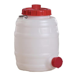 Bidon 10 l pe blanc 1 anse de transport d. d'ouverture de remplissage 120 mm