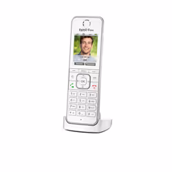 FRITZ!Fon C6, Téléphone DECT, Haut-parleur, 300 entrées, Identification de l'appelant, Blanc