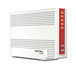 FRITZ!Box 6591 Cable Int. for Luxembourg routeur sans fil Gigabit Ethernet Bi-bande (2,4 GHz / 5 GHz) Rouge, Blanc