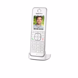 FRITZ!Fon C6 International, Téléphone DECT, Combiné sans fil, Haut-parleur, 300 entrées, Identification de l'appelant, Blanc