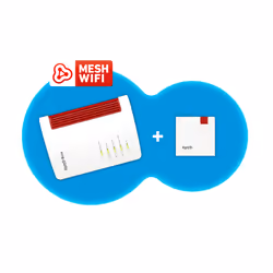 FRITZ! Mesh Set 7530+1200 International Bi-bande (2,4 GHz / 5 GHz) Wi-Fi 5 (802.11ac) Blanc 4