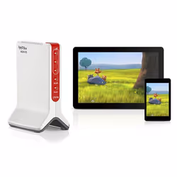 FRITZ!Box Box 6820 LTE International routeur sans fil Gigabit Ethernet Monobande (2,4 GHz) 4G Rouge, Blanc - Vue supplémentaire 5