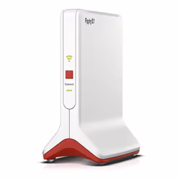 FRITZ!Repeater 6000, Wi-Fi 6 (802.11ax), Tri-bande (2,4 GHz / 5 GHz / 5 GHz), Ethernet/LAN, Rouge, Blanc, Routeur portable