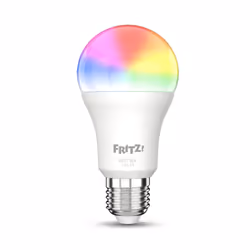 FRITZ!DECT 500, Ampoule intelligente, Argent, Transparent, Blanc, LED, Multicolore, 2700 K, 6500 K
