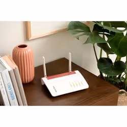 FRITZ!Box 6850 5G routeur sans fil Gigabit Ethernet Bi-bande (2,4 GHz / 5 GHz) Noir, Rouge, Blanc