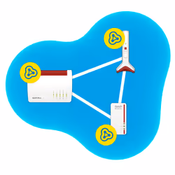 FRITZ!Repeater 6000 6000 Mbit/s Blanc - Vue supplémentaire 4