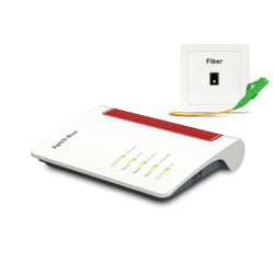 FRITZ!Box 5530 (WITH SFP XGSPON) routeur sans fil Gigabit Ethernet Bi-bande (2,4 GHz / 5 GHz) Blanc