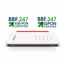 FRITZ!Box 5530 (WITH SFP XGSPON) routeur sans fil Gigabit Ethernet Bi-bande (2,4 GHz / 5 GHz) Blanc - Vue supplémentaire 5