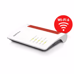 AVM FRITZ!Box 5530, Wi-Fi 6 (802.11ax), Bi-bande (2,4 GHz / 5 GHz), Ethernet/LAN, Blanc, Routeur