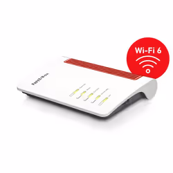 FRITZ!Box 7510, Wi-Fi 6 (802.11ax), Monobande (2,4 GHz), Ethernet/LAN, ADSL, Blanc, Routeur