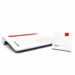 FRITZ! Mesh Set 7530 AX + 1200 AX, Rouge, Blanc, Interne, Système maillé, Bi-bande (2,4 GHz / 5 GHz), Wi-Fi 6 (802.11ax), 240 ...