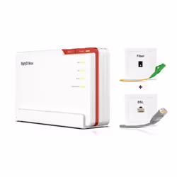 FRITZ!Box COMPUTER SYSTEMS, Wi-Fi 7 (802.11be), Tri-bande (2,4 GHz / 5 GHz / 6 GHz), Ethernet/LAN, ADSL, Blanc, Routeur