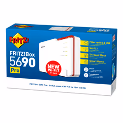 FRITZ!Box COMPUTER SYSTEMS routeur sans fil 2.5 Gigabit Ethernet Tri-bande (2,4 GHz / 5 GHz / 6 GHz) Blanc - Vue supplémentaire 4