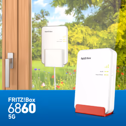 FRITZ!Box 6860 5G Edition International routeur sans fil Gigabit Ethernet Bi-bande (2,4 GHz / 5 GHz) - Vue supplémentaire 5