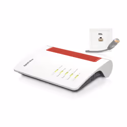 FRITZ!Box 7690, Wi-Fi 7 (802.11be), Bi-bande (2,4 GHz / 5 GHz), Ethernet/LAN, ADSL2+, Blanc, Routeur