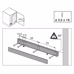 Hettich 9079390 glissière et coulisse pour tiroir