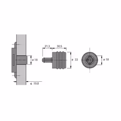 Hettich 9080739 glissière et coulisse pour tiroir