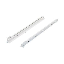 Paire de coulisses à galets FR402 Hettich L.250 mm - Charge 25 kg - Blanc - 106161101